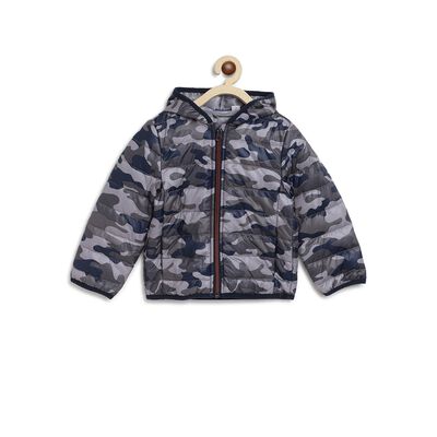 Jacket with Camouflage Print
